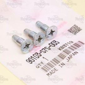 Honda New Genuine Honda CR-V Acura RSX Door Latch Flat Head Screws - x3 90103S7S003