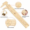 QANYEGN Brass mm Measuring Tool, Brass Gauge Calipers, Brass Dual