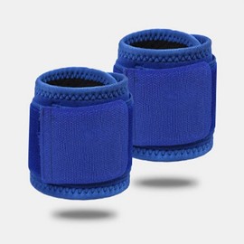 Good quality wrist protection tennis fitness compression protector Wristband (blue)