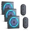 CallToU Hearing Impaired Doorbell with Strobe Light & 55 Melodies,