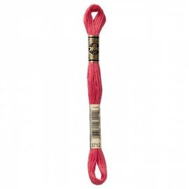 DMC Embroidery Floss Color Medium Salmon #3712