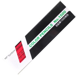 Tombow Colored Pencils, 1500 Solid Color, Red, 1 Dozen 1500-24