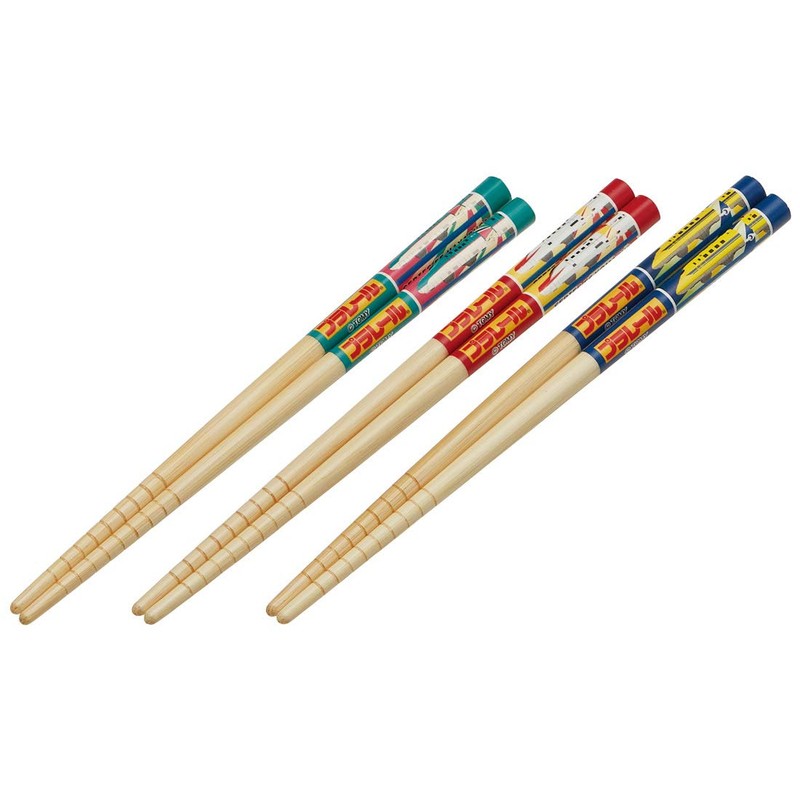 Skater ANT2T-A Bamboo Chopsticks Set of 3 Pairs 16.5 cm