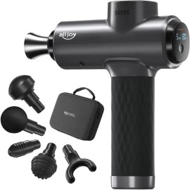 ALLJOY Massage Gun Deep Tissue Muscle Massager 6 Speed with Carrying Box