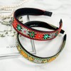 (2 types) Burnaby Bright Flower Ethnic Hairband Scarlet / (2종)