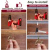 Ceiling Hooks for Hanging Plants String Lights Outdoor, Stainless Steel