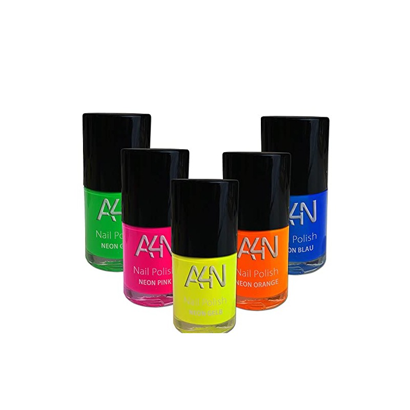 Neon Nail Polish (Set of 5) Now 50% More Content,