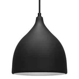 Long Life Lamp Company Minimalist Modern Pendant Ceiling Light Black Shade M0140-F Contemporary Kitchen Island Lights