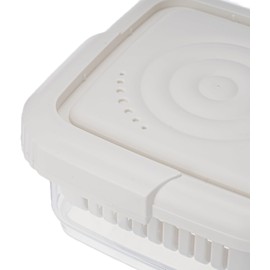 Soap Dish, Square Soap Travel Case with Drainage Layer, Leak-Proof Soap Container for Gym, Bathroom, Traveling, Camping, Soap Bar Shampoo Holder for Shower (White)