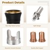 24 PCS Tip Electrode Kit, Plasma Cutter Consumables Electrode Nozzle