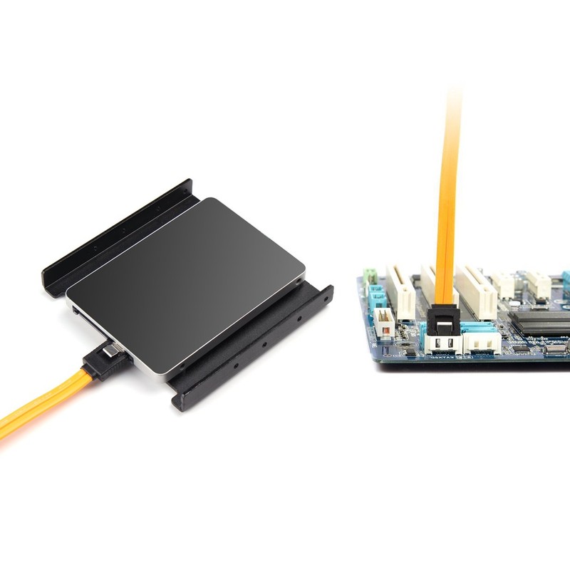 Salcar Mounting Frame for 2.5 HDD/SSD to 3.5 Adaptor Removable