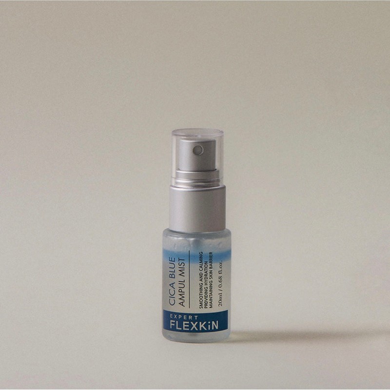 Flexkin Expert Cica Blue Ampoule Mist 20ml Azulene Moisture Soothing