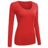 Emmalise Women's Junior and Plus Size Basic Scoop Neck Tshirt