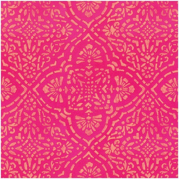 Caspari Gift Wrap Roll, Annika Fuchsia & Coral - 8'