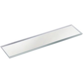 Plymor 1" x 4" Rectangle, 3mm Thick Non-Beveled Glass Mirror, Pack of 3