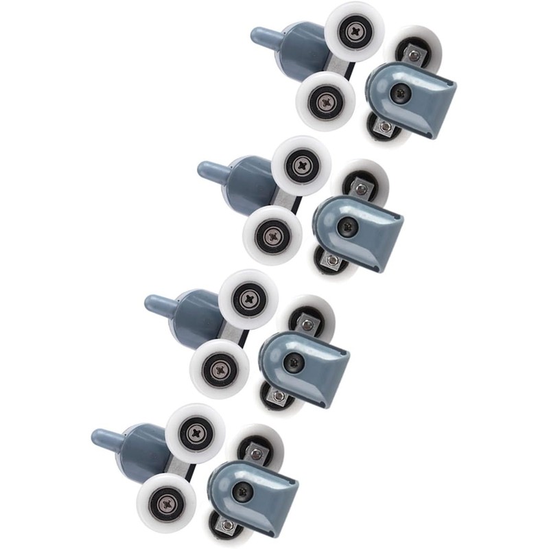 Rodillos para puerta de ducha, 8 rodillos de puerta de