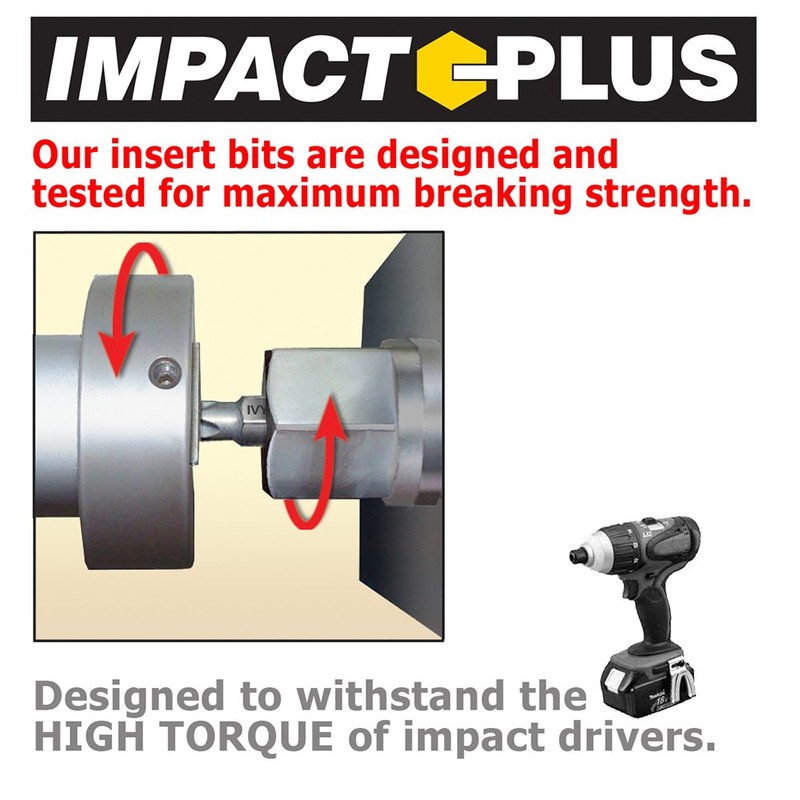 IVY Classic 45290 1-Inch T6 Torx Insert Bit, Impact Plus,