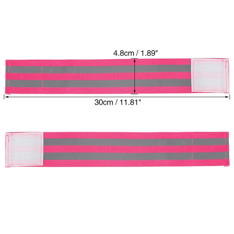 X AUTOHAUX 4 Pcs Reflective Bands for Ankle Reflective Slaps