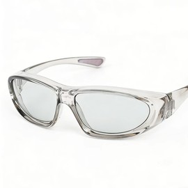 MALYHO Protective Glasses, Work Glasses, Scratch Resistant, Anti-Fog, UV Protection, Pollen Glasses, Protective Goggles (Gray)