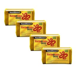 NaturalDawaa Rattlesnake Soap (140g) Jabon de Vibora de Cascabel(Hechos a Base de Aceite) Made in Mexico skincare acne Facial Cleansing Skin Repair - Quantity: 4 Pack