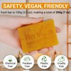 Herbvian 2 Pcs Vietnamese Natrual Persimmon Turmeric Soap Bar with