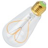 Light Bulb Love Peach Heart Shaped Transparent LED Filament Lamp