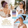 6 Pcs Striped Headbands for Women, Wide Non Slip Cloth