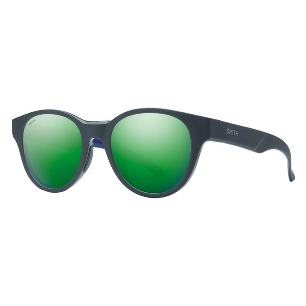Smith Snare Sunglasses Matte Smoke Blue/Polarized Green Mirror