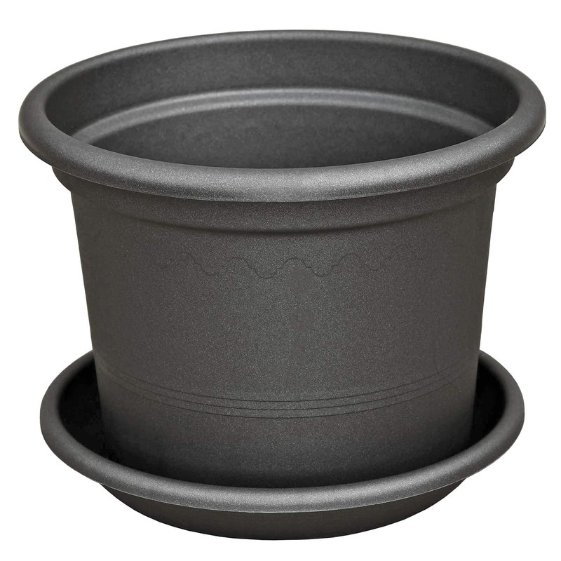 Euro3Plast Medea 1482.62 Saucer 36 cm Anthracite