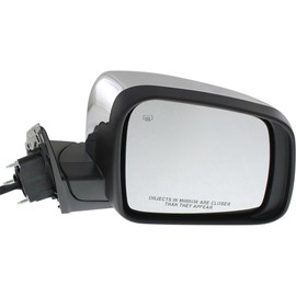 Kool-Vue Compatible with GRAND CHEROKEE 11-16 MIRROR RH, Power, Manual Folding, Heated, Chrome, w/Memory and Signal Light, w/o Auto Dimming and Blind Spot Detection, (Exc. SRT/SRT-8/Summit Model)