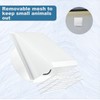 Hon&Guan Dryer Vent Cover Outside with Removable Mesh, Wall Mount