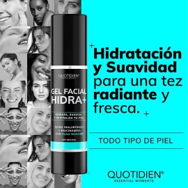 Gel Facial Hidratante Con cido Hialurnico  Niacinamida - Skin Care para Todo Tipo De Piel - Crema Hidratante Antienvejecimiento - Lneas de Expresin - 