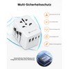 NOVOO Travel Adaptor Worldwide 21 W