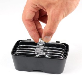 Vision Aid Spare Set of 5 Lenses - 1x, 1.5X, 2X, 2.5X, 3.5X Magnification | Optical Grade Acrylic Magnifying Lenses (1x, 1.5X, 2X, 2.5X, 3.5X)