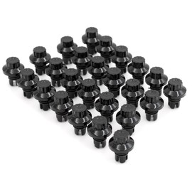 GTOWNWORKS 8 mm Wheel Rim Rivets, 50 Pcs (Black), 8mm/0.31in Hole Replacement Wheel Lip Rivets Nuts