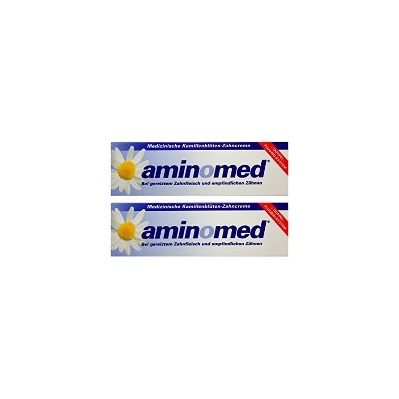 2 x 75 ml Aminomed for irritated gums and sensitive