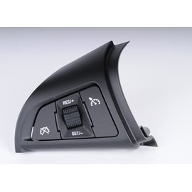 GM Genuine Parts 13352975 Jet Black and Ice Blue Cruise Control Switch