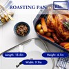 Blu. Cookware Roasting Pan with Lid and Roasting Rack, Non-Toxic,