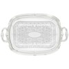 Winco CMT-1912 Oblong Tray with Integrated Handle, Chrome,Medium