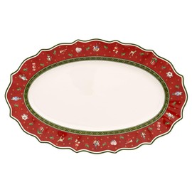 Villeroy & Boch Toy's Delight Serving Dish, Porcelain, Multi-Colour, 14 x 9 in, Oval