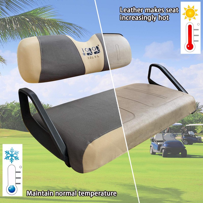 10L0L Golf Cart Seat Covers for EZGO TXT RXV &