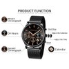 CRRJU Men's Watches Rose Gold Fashion Casual Watch for Men