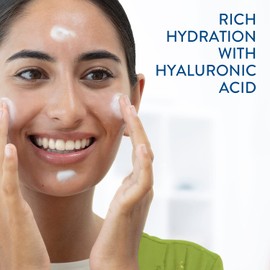 Cetaphil Hyaluronic Acid Night Cream, 50ml, Moisturiser For Sensitive Skin, Hydrates Overnight, Non-Greasy