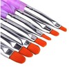 ZXUY 7Pcs Nail Art Painting Brush Set, Design Tools, Nail