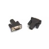 SolutionCables 1in PS2 Female Mouse to DB9 Female Serial Port Adapter PS2 Mini DIN 6  - Black