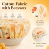 3 Pcs Beeswax Bowl Covers for Bread Proofing, Reusable Sourdough