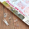 260 Pcs Push Pins Set 5 Styles Clear Thumb Tacks