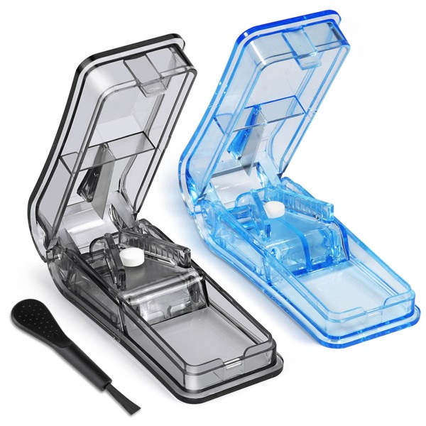 Opret Opret Tablettenteiler für Große und Kleine Tabletten 2 Stück,