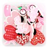 Vanyibro 26PCS Shoe Charms Pink Heart Shape Shoes Decorations Different