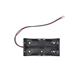 Premium 2x18650 Ba-ttery Holder Parallel Connector - Extended 72mm Capacity, UL94-HB PP Resin Case, Nickel-Plated Springs & Brass Rivets for 3.7V DIY Projects